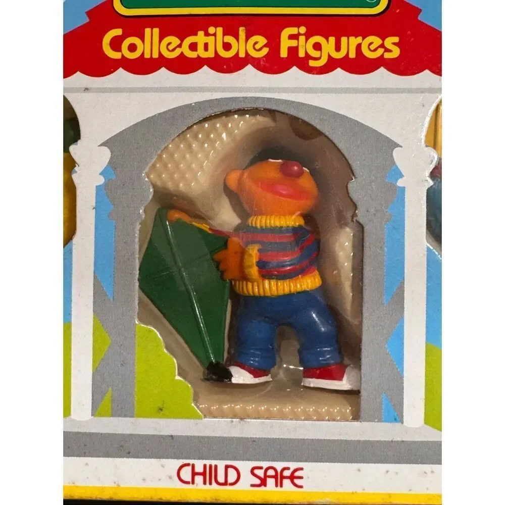 Vintage Sesame Street Muppets Collectible Figures Gift Set Tara Toy Corp/NIB